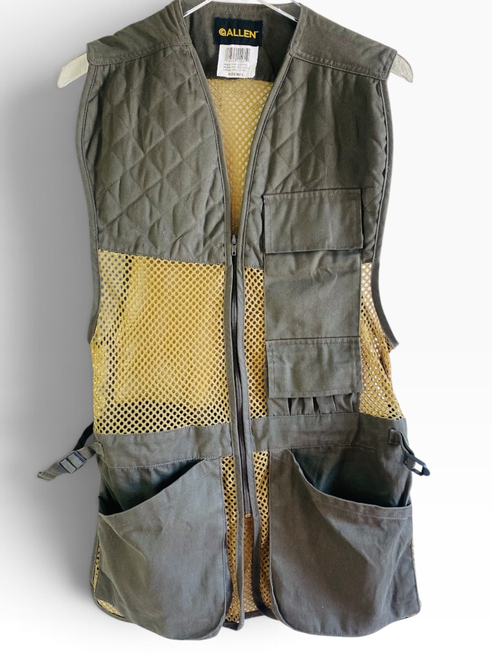 Allen Hunting Shooting Tactical Vest W/ Diamond Quilt Shoulder Pad Size M/L